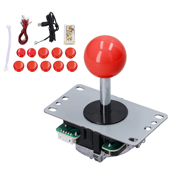 QM070901 Arcade Spil Joystick Sæt Nul Forsinkelse Arcade Spil DIY Sæt Dele med Encoder Board 10 Knapper Joystick til MAMERed