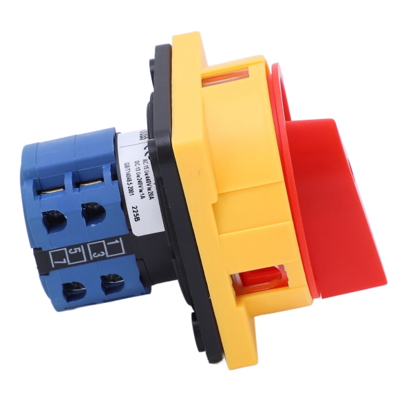 Rotary Cam Changeover Switch Universal Selector Power Cut Off Switch DC 240V AC 440V 20A
