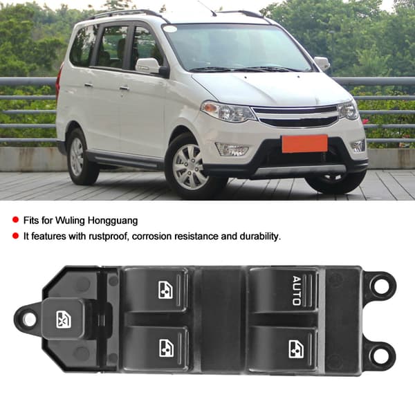 Bil Front Venstre Vindusheis Regulator Bryter 24566892 Passer Wuling Hongguang