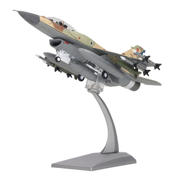 1:72 Skala F 16I Fighter Planes Modell Strømlinet Kropp Legering Stimulert Flysamling Modell