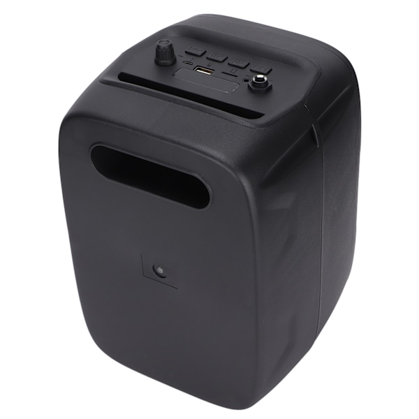 Bluetooth-kaiutin Super Bass Subwoofer Kannettava LED Langaton Kaiutin FM-radiolla Ulkokaraokeen 5 tuumaa Punainen