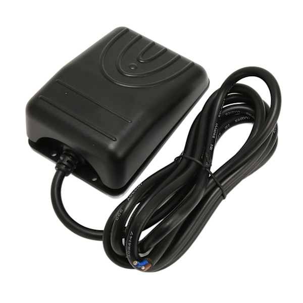 Fotomkopplare 16A 250V AC High Power Självåterställande Vattentät enkelfotpedalkontrollomkopplare med 6,6 fot kabel FS211W2S, 2-trådskärna