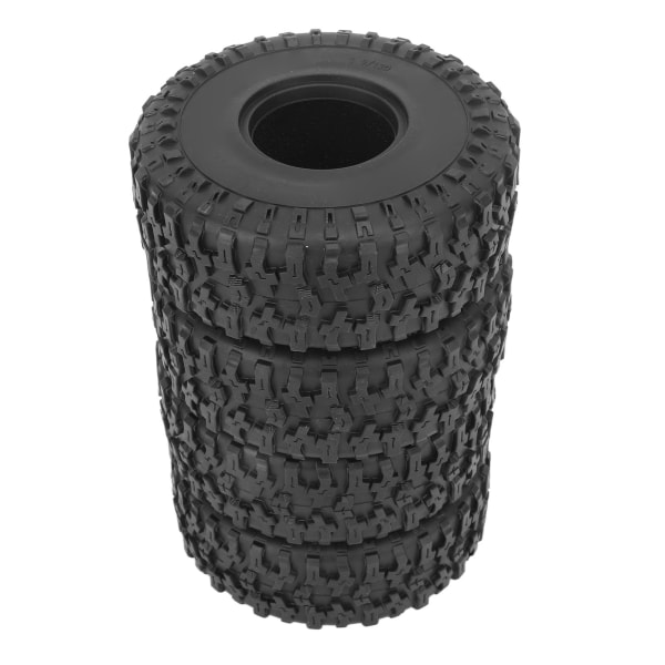 4st 1.9in RC Crawler Däck för SCX10 Hög Nötningsbeständighet Stark Dämpning Flexibel 1/10 RC Gummihjul Däck