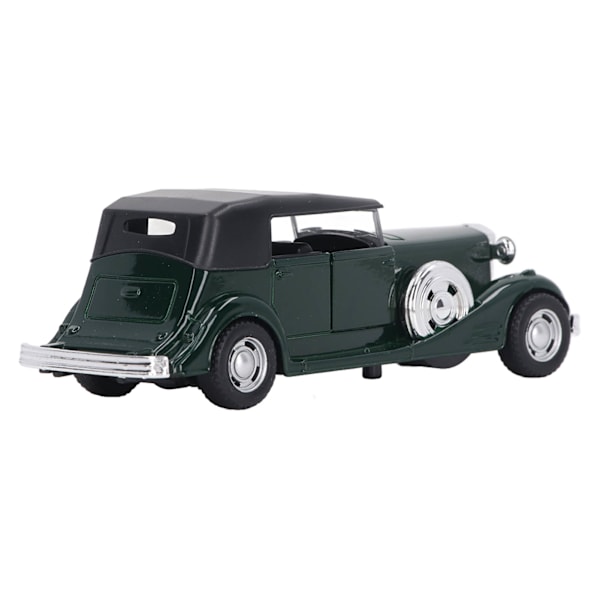 1:32 Klassinen automalli Seos Vintage-lelu Avattavat ovet Malli Antiikki Vetoautolelu Vihreä