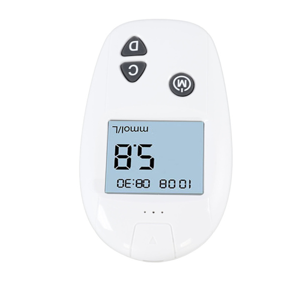 Blodsockermätare Kit 50 st Testremsor 50 st Lancetter Automatisk Blodsockermätare med Lancettstift Typ 2 (mmol/L)