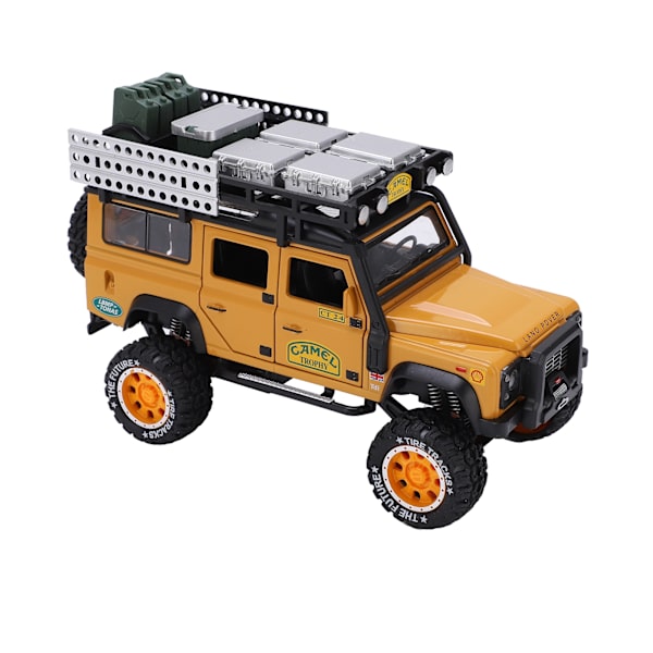 1/28 Off Road Modellbil Legering Pull Back Leksaksbil med Ljud och Ljus för Barn Pojke Flicka Present