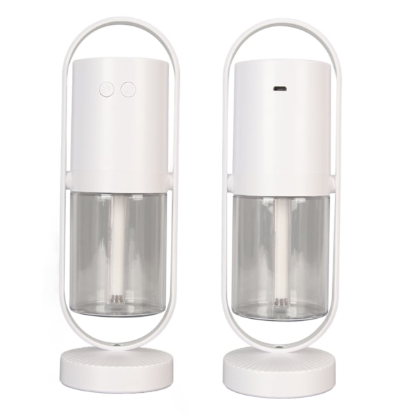 Luftfukter Kald Tåke RGB Fin Spray Ultra Stille Bærbar Luftfukter med LED Lys for Baby Bil Reise 200ml Hvit