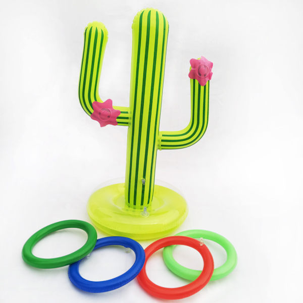 Oppustelig kaktus drikkeholder pool float - Flydende drikkeholder til pooltilbehør