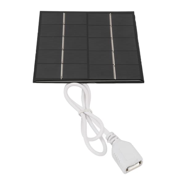 1.  2W 5V Mini USB Solcellepanel Bærbar Lettvekts Polykrystallinsk Silisium Lite Solcellepanel for Mobiltelefon