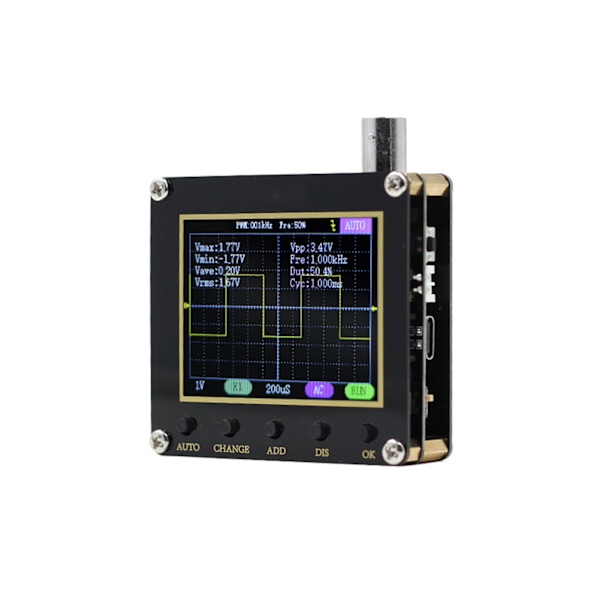 Digitalt oscilloskop Signal Waveform Transistorer 2,4 tommers display Håndholdt oscilloskop
