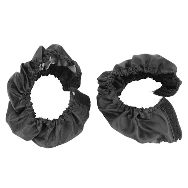 2 st barnvagnshjulskydd Oxfordtyg dammskydd spädbarns barnvagnsdäcksskydd för diameter 12‑16 cm litet hjul