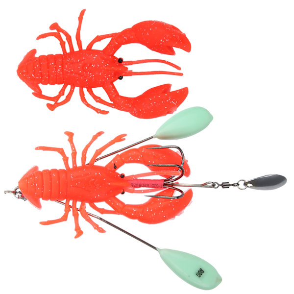 Konstgjord Simulering Stor Hummer Languster Lure Bete Djuphavstrolling Fiske Tacklerad
