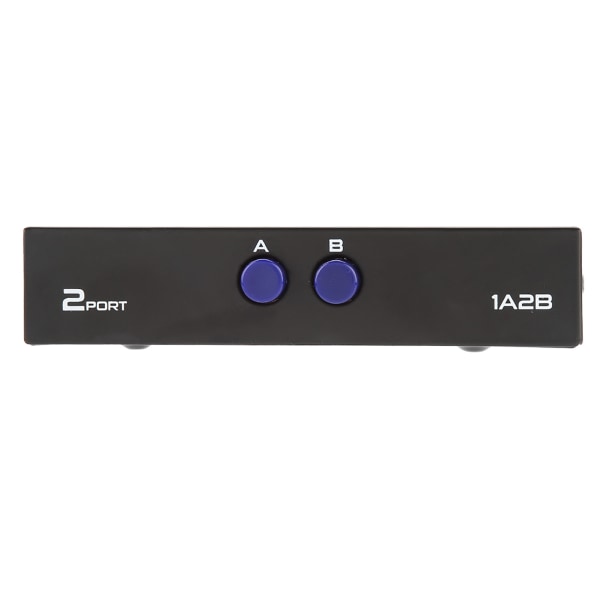 2/4 port USB 2.0 manuel deling Switch Switcher Box til PC Printer Scanner (2 Port)