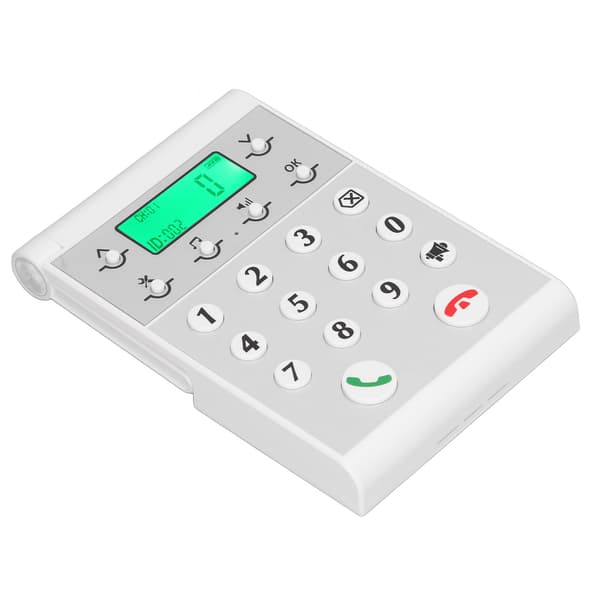Trådløs Intercom-telefon 1000m Avstand Klar Samtale Intelligent Nettverk Håndfri Intercom-system Vert Hvit