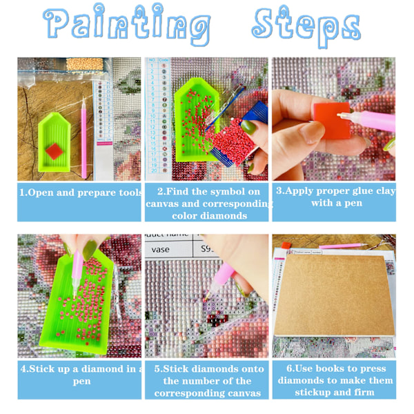 5D heldiamant Mosaikmålning DIY