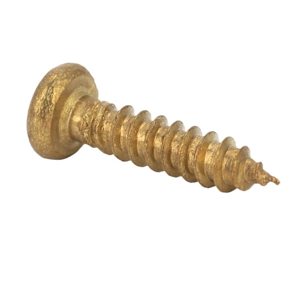 50 stk krom monteringsskruer for gitarmaskinhoder Tuning Pegs Tunere (gyldne)