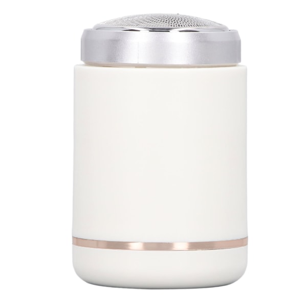 Mini partatrimmeri taskukokoinen USB lataus, hiljainen 6000 rpm sähköinen parranajokone kotiin automatkalle, valkoinen