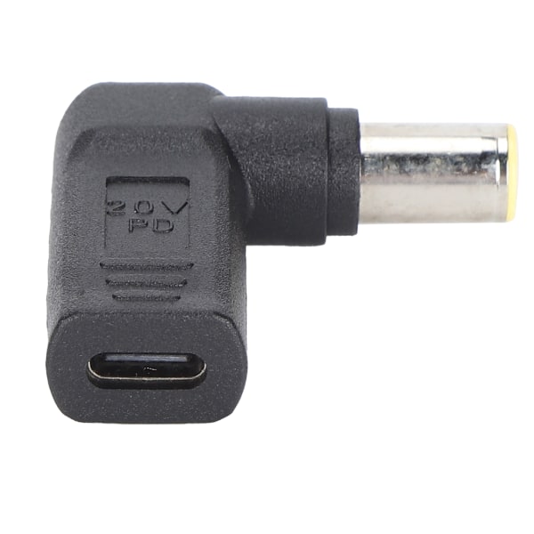 TypeC til DC-adapter Hunn-til-hann-plugg 7,9x5,5 mm rettvinklet PD-kontakt Ladeenhet