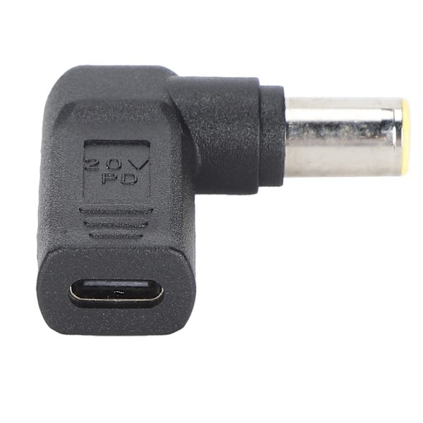 TypeC till DC-adapter hona till hane-kontakt 7,9x5,5 mm rätvinklig PD-kontakt Laddningsenhet