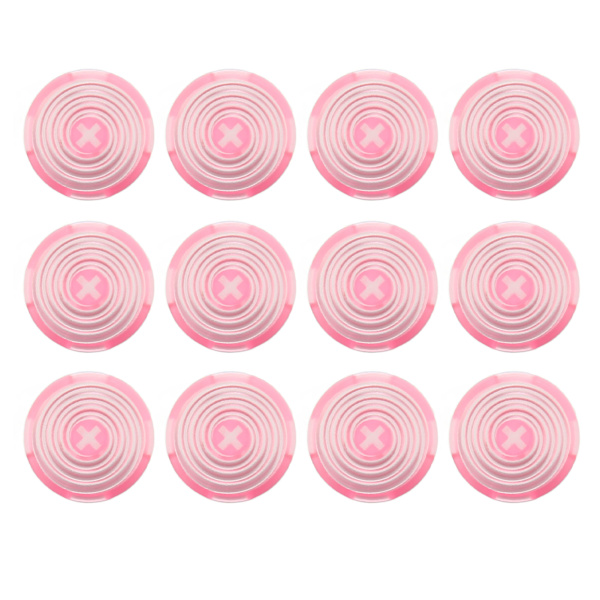 12 stk arkadeknappdeksel Bytt ut mekanisk trykknappdeksel for Kailh for Cherry for TTC for Akko for Glorious Switches Rosa