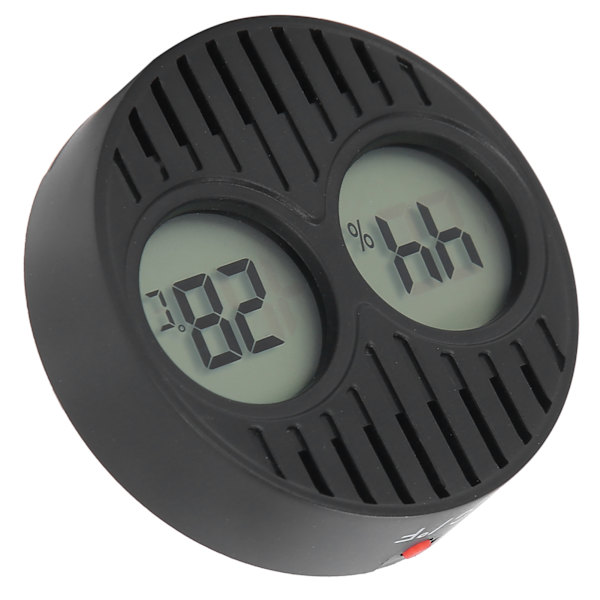 Rund hygrometer termometer ℃/℉ digital display høy nøyaktighet sigarboks humidor temperaturmonitor