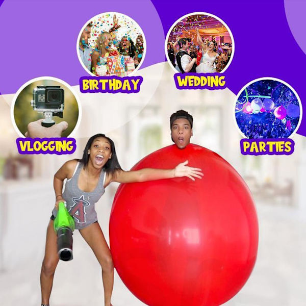 72 tum gigantisk mänsklig ballong rund klättring i ballong Tjock latexballong för bröllopsfödelsedagsevenemang
