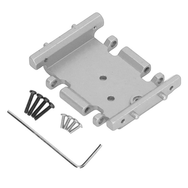 Aluminiumslegering Medium Wave Box Chassis til ECX 1/24 Barrage til RGT 1/24 til FTX 1/24 RC Car Upgrade Dele Sølv