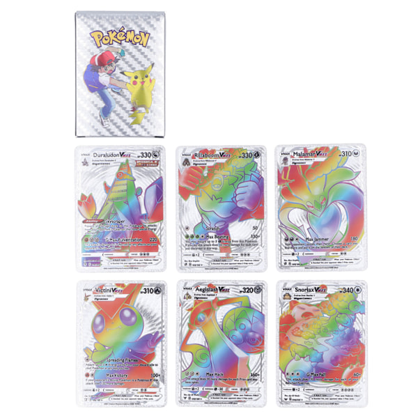 55pcs Cartoon Peripheral Cards Set English Words Beautiful Patterns Printing Anime Cards Toy Silver