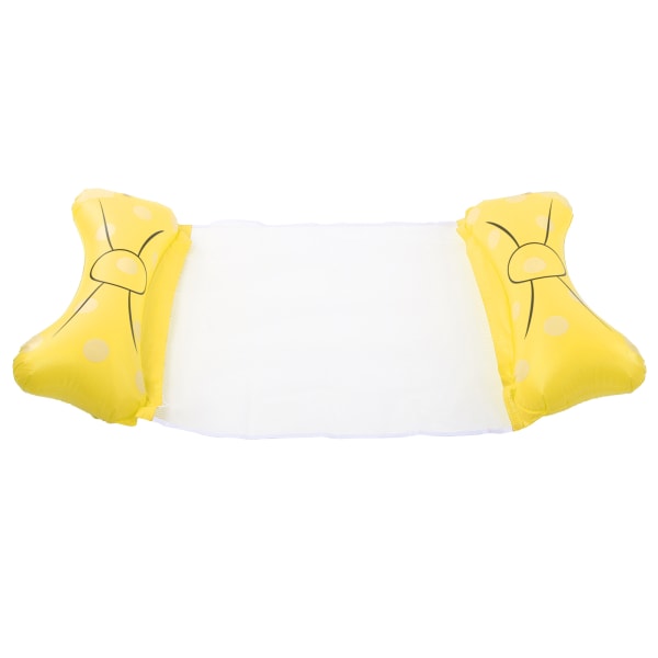 Oppblåsbar Pool Float Hengekøye Bærbar Vannhengekøye Svømmebasseng Float for AdultsYellow