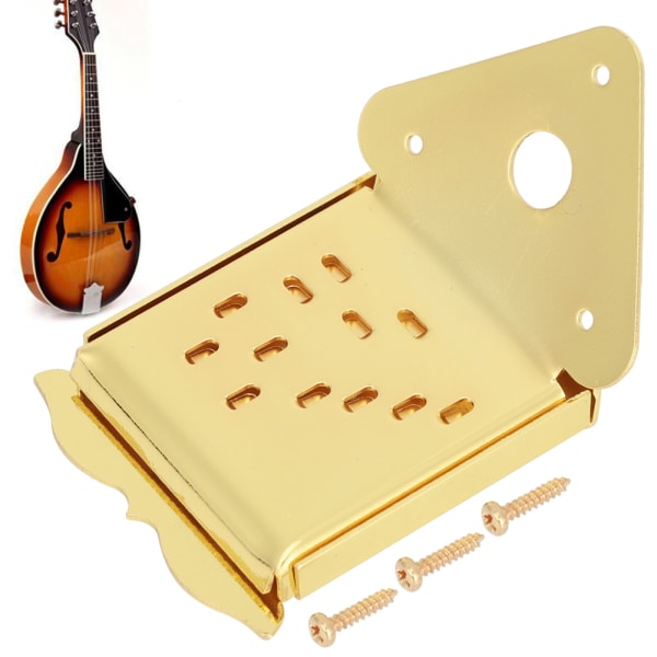Mandolinkabel Pull Board Bøjningstype Stål Udsøgt musikinstrumenttilbehør (QB11 doré avec motiv)