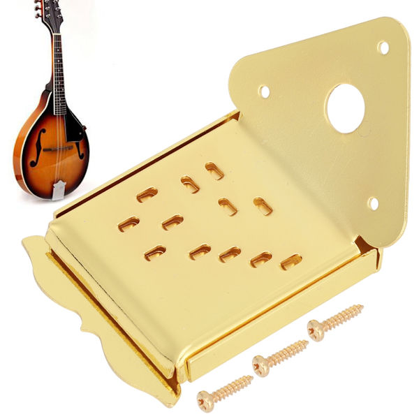 Mandolinkabel Pull Board Böjtyp Stål Utsökt musikinstrumenttillbehör (QB11 doré avec motiv)