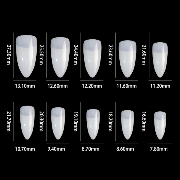 Nail art nail tips speciell nagel form eagle claw art naglar lösnaglar A2