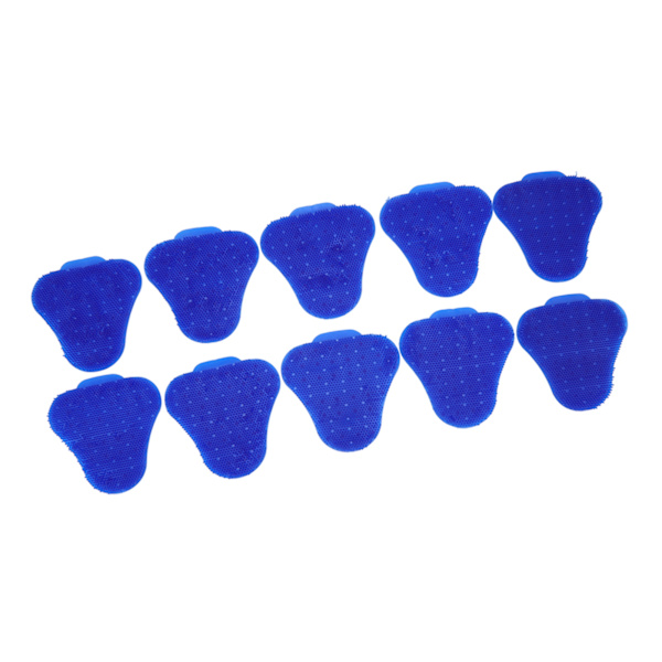 10 stk urinal skjerm deodoranter trekant anti splash deodorizer duftende urinal skjerm matte for toalett blå