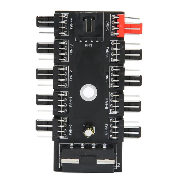 4-Pin PWM-blæserhub strømforsyningsadapterkabel 1 til 10 splitter CPU-køling IDE-port