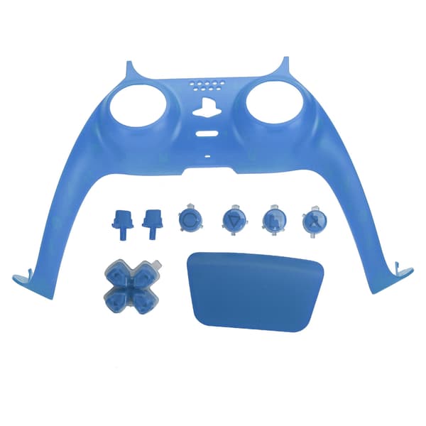 PS5 Gamepad Controller Dekorativ Strimmel Cover Knapper Sæt Udskiftning Blå
