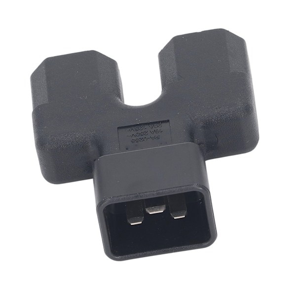 IEC320 C20 till Dual IEC320 C21 Power C20 Hane till Dual C21 Hona 1 in 2 Out AC Power Adapter för PDU Server 125V-250V