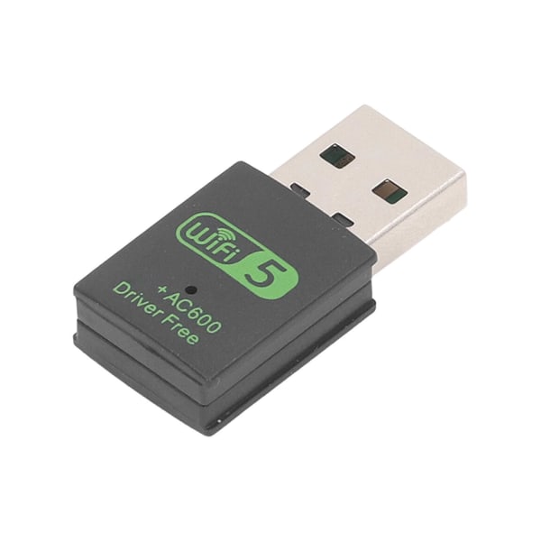Trådlös nätverkskortadapter Professional 600Mbps 2.4G 5G Dual Band USB WiFi Bluetooth 5.0 Adapter för stationär bärbar dator