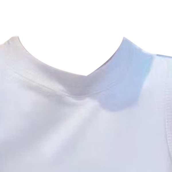 Naisten Topattu Tank Top Hihaton Puuvillainen Korkeakauluksinen Tank Top Slim Fit Leveä Olkahihna Pehmeä Hengittävä Camisole Valkoinen Vapaa Koko (88.2‑137.8lb)