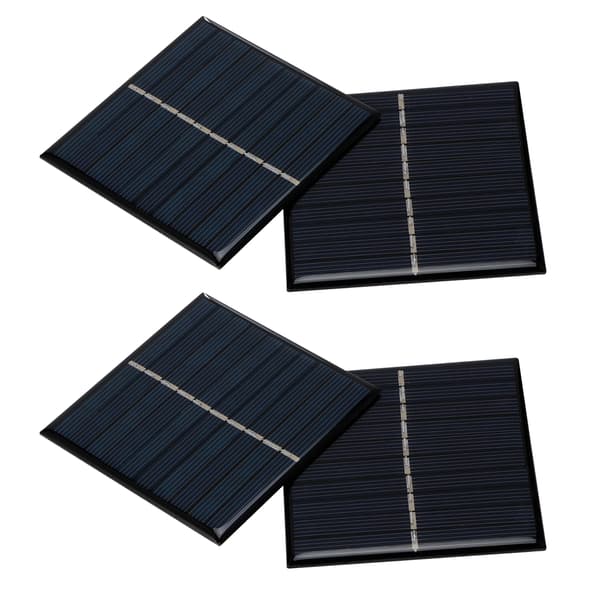 4 st Mini 0.8W 5V Solpanel Modulsystem för Hem DIY Projekt Leksaker Batteriladdning