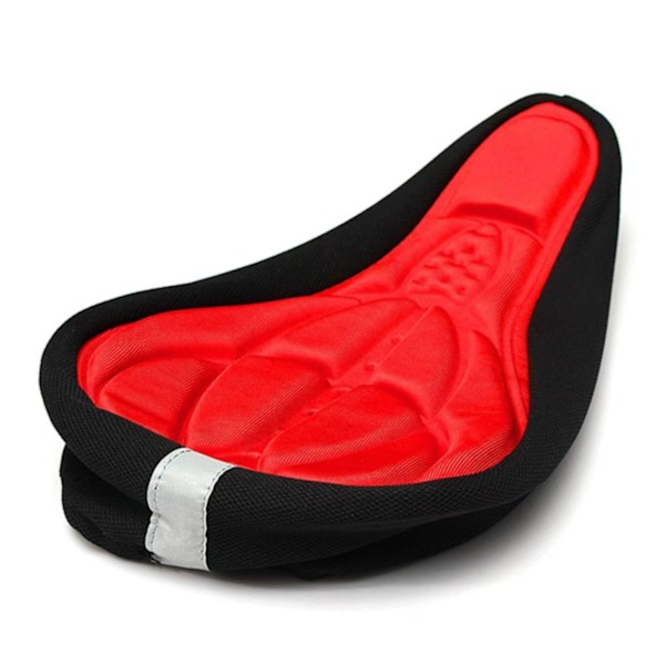 Pyörän Satulan Pehmuste Musta Punainen Pehmeä Sieni Ergonomisesti Hengittävä Pehmustettu Pyörän Satulan Pehmuste Pyöräilyyn