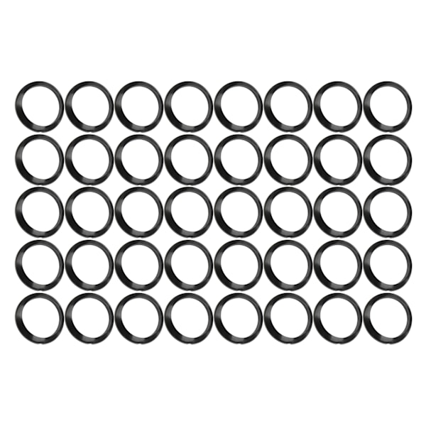 40 stk. silikone vikle tjek dekorationsring trim adapter til fiskestang byggedele21MM