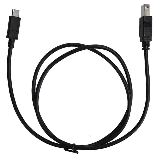 1M USB C 3.1 till USB B 2.0 Hane Datakabel för Mobiltelefon Notebook Dator