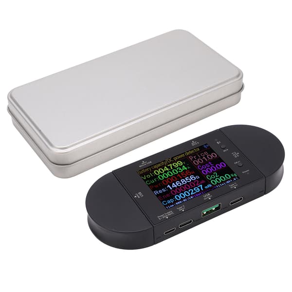 Digitalt Voltmeter USB-tester Spenningsdetektor Amperemeter Strøm PD Elektrisk Måler 5V‑32V