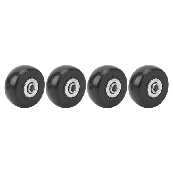 4 stk Koffert Erstatningshjul PVC og Aluminium Legering Stille Reisebagasjehjul Erstatning