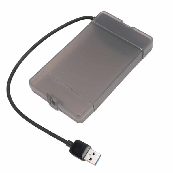 USB3.0 2,5 tums SATA-hårddiskhölje 5 Gbps genomskinligt externt case för 7‑9,5 mm 2,5 tums SATA SSD HDD