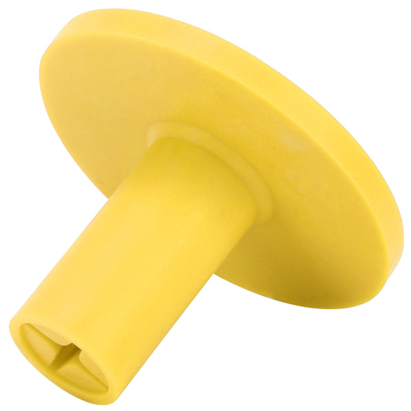 Gummi Golf Tees Driving Range Golf Training Ball Tees Holder for Øvingsmatte Tilbehør Gul