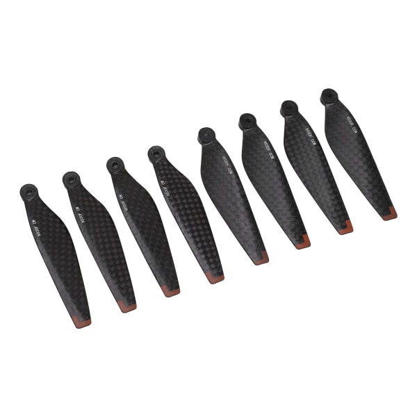 8 stk Drone Propeller Carbon Fiber Letvægts Drone Blade Erstatning til Mini 3 Black