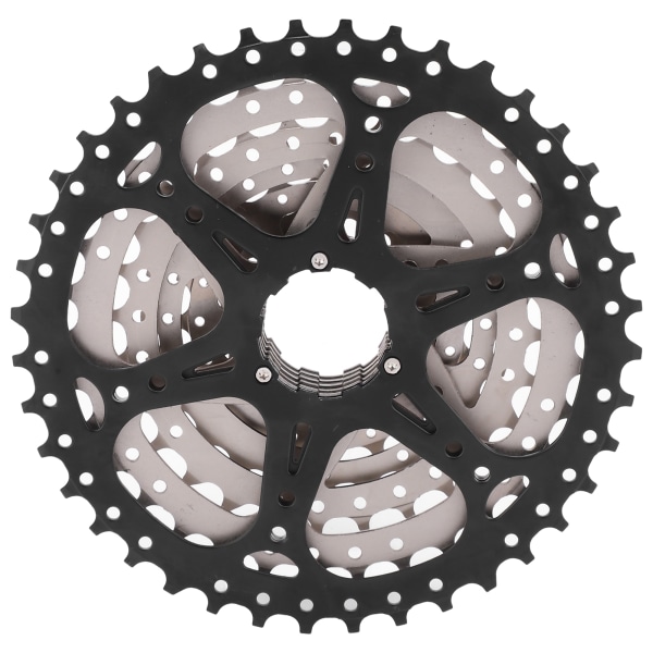 Cykel Freewheel Cassette Tandhjul 8 Speed ​​11‑40T Cykeludskiftningstilbehør Sølv Sort