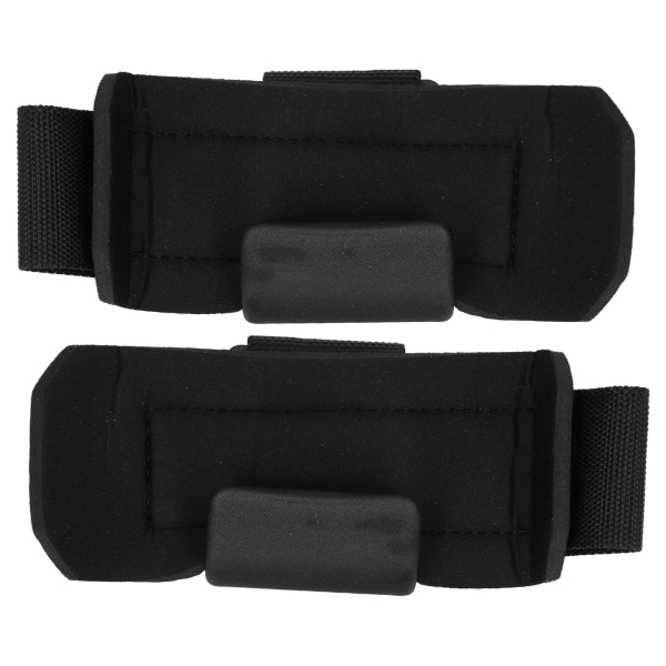 2 stk Fitness Vægtløftekrog NonSlip PullUps Power Lifting Grips Håndledsstropper