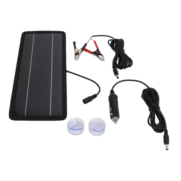 4,5W 12V billader solcellepanel i polysilisium for biler, båter, som konverterer 12V batteri til 5V
